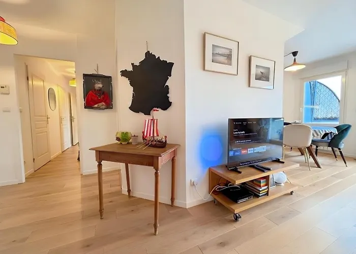 Calme Avec Balcon Prive & Vue Sur Apartman *