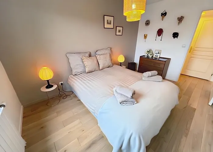 Calme Avec Balcon Prive & Vue Sur Apartman Caen