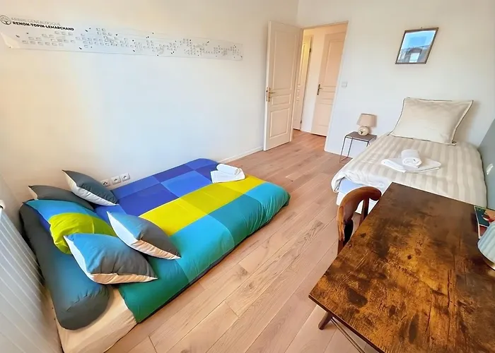 Calme Avec Balcon Prive & Vue Sur Apartman Caen